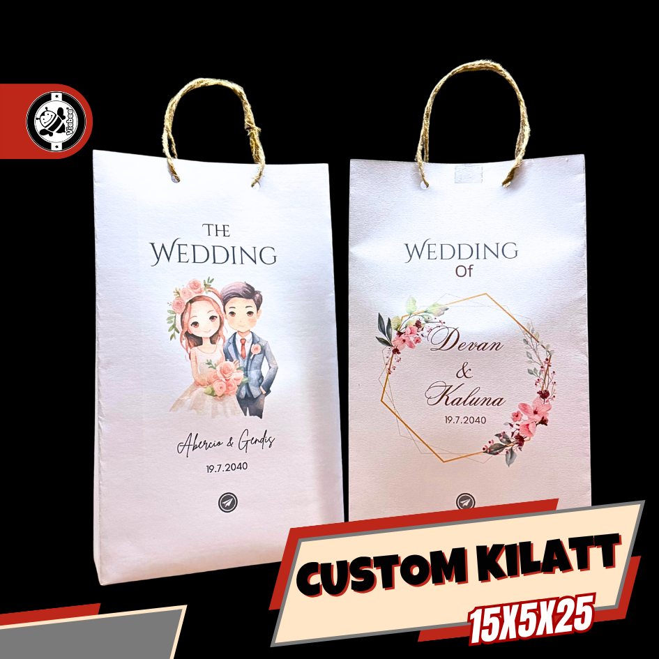 

FREE CETAK FULL COLOR CUSTOM NAMA PAPER BAG TAS KEMASAN SNACK SOUVENIR MUAT ISI BANYAK COCOK UNTUK ACARA WEDDING HAJATAN PERNIKAHAN MURAH ESTETIK KEKINIAN
