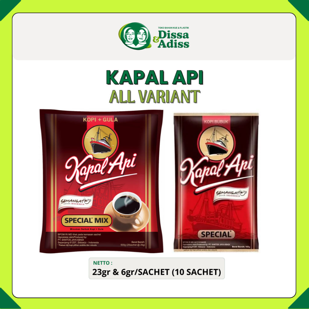 

KAPAL API MINUMAN SERBUK INSTANT RENCENG @10 PCS / MINUMAN SERBUK SACHET - Tobaqdissa