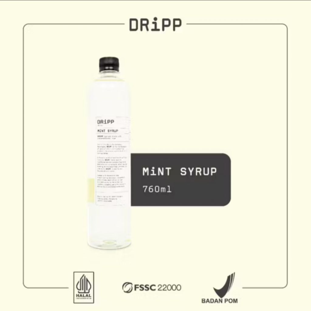 

DRIPP SYRUP MINT 760 ML