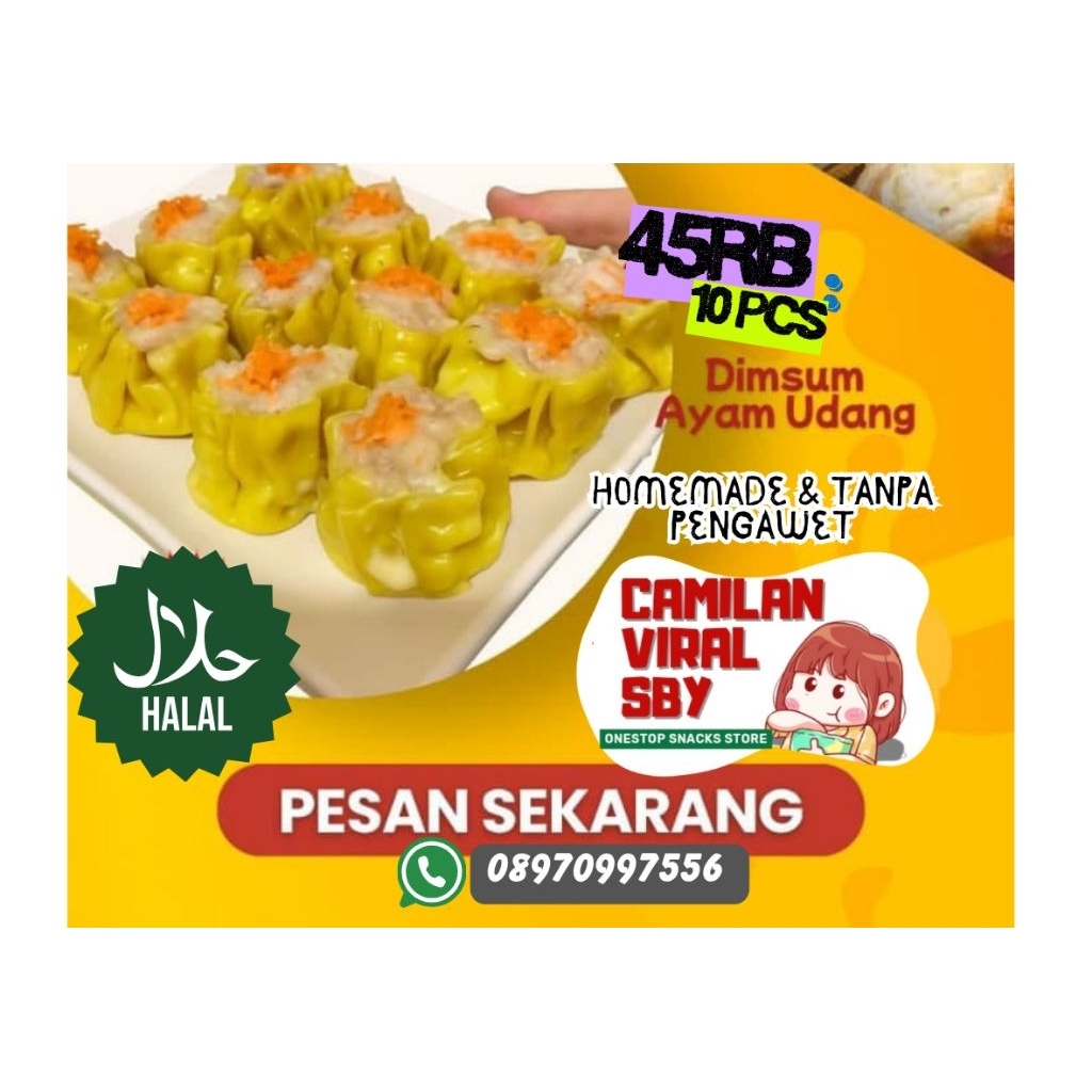 

Siomay Ayam Udang Homemade Enak Berkualitas