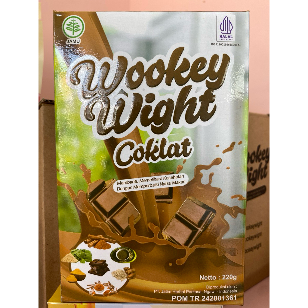 

Wookey Weight - Susu Penambah Berat Badan 220gr Paket Nutrisi 1 Box COD Makassar