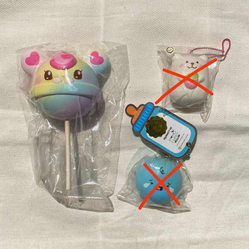 Preloved squishy ibloom lollipop girl Punimaru octopus