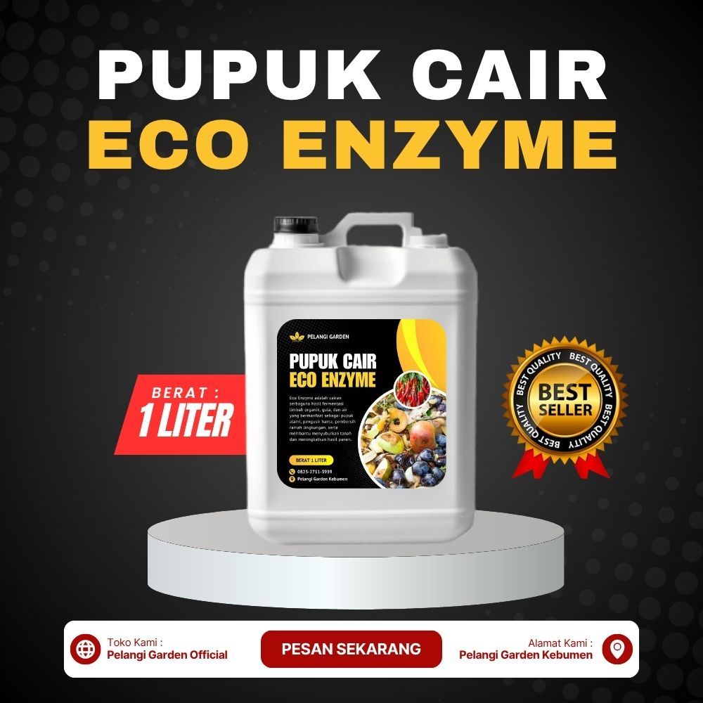 PALING AMPUH  Pupuk Eco Enzyme Dari Kulit Pisang Isi 1 Liter