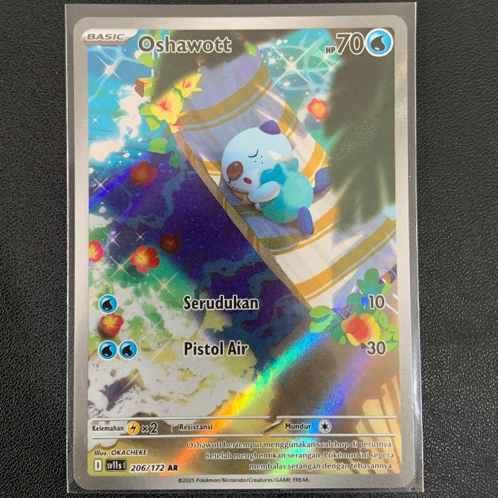 Pokemon TCG Indonesia sv11s Oshawott 206/172 AR