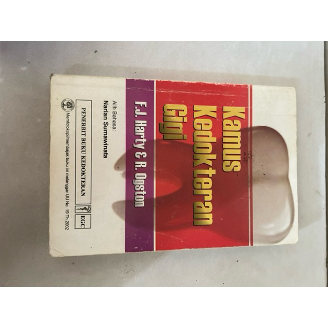 PRELOVED KAMUS KEDOKTERAN GIGI