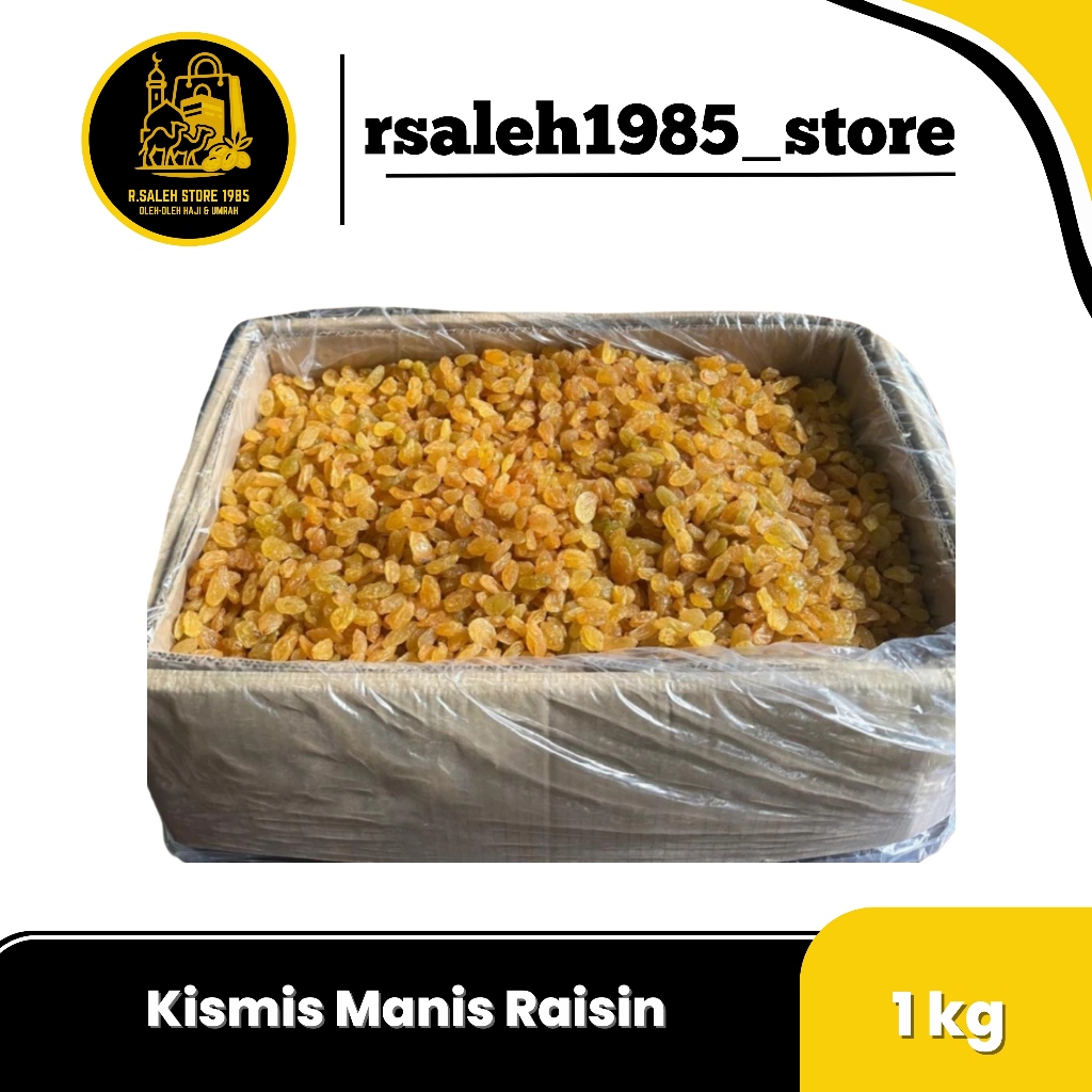 

Kismis Manis Golden Raisin 1kg | Raisin Star | Oleh Oleh Haji dan Umroh