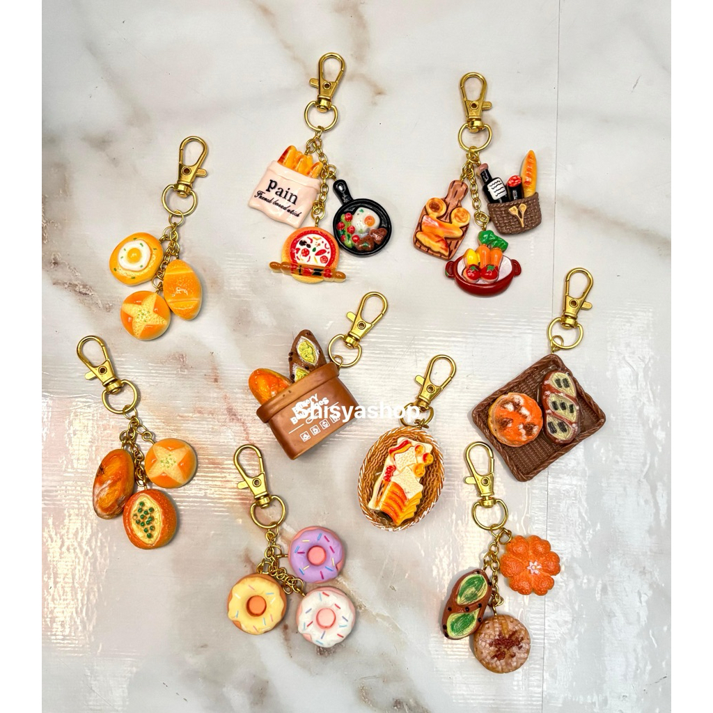 Gantungan Kunci Lucu / Gantungan Kunci Aesthetic / Gantungan Kunci Kue