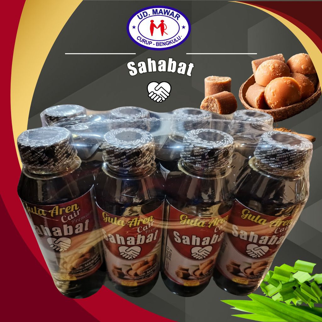 

Gula Aren Cair Premium cap Sahabat 200 ml (Grosir isi 10 per Pack)