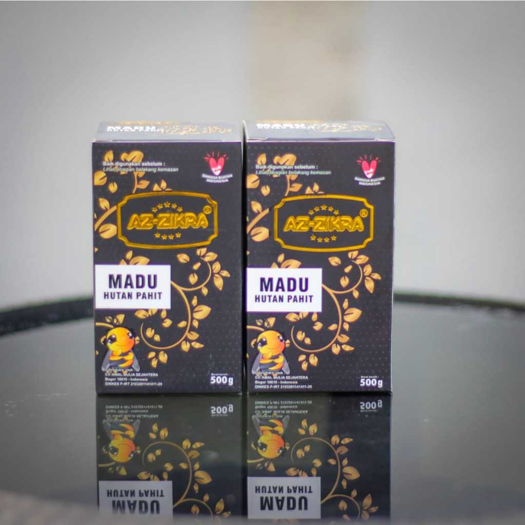 

PAKET 2 BOTOL Madu Az-Zikra Az Zikra Pahit Hutan Hitam 500gr