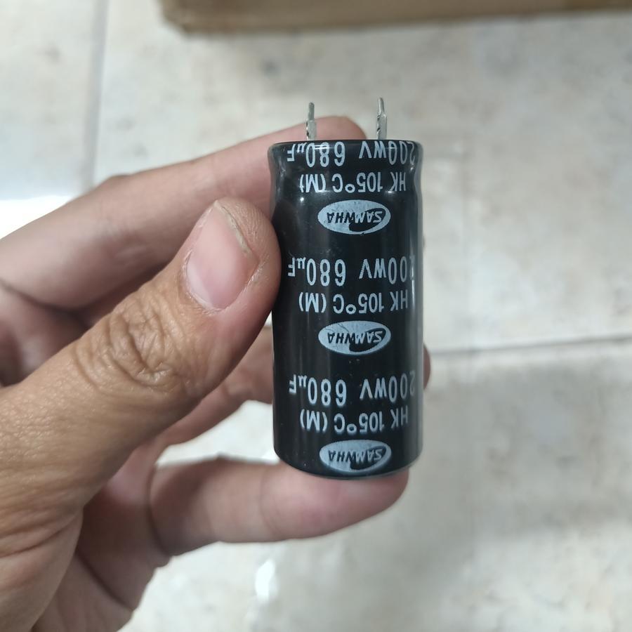 Elco Kapasitor 200v-680uf Samwha