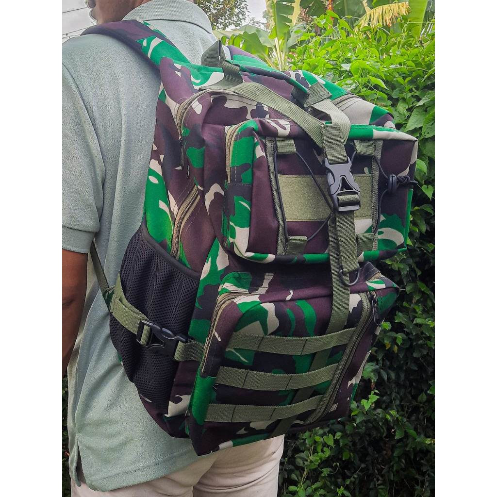 Terlaris Tas Punggung Loreng Malvinas/Ransel Doreng/Tas Lebanon/Tactical/Army / Tas Tactical Loreng