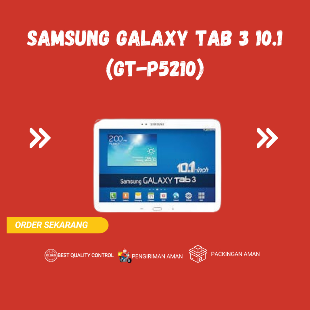 Samsung Galaxy Tab 3 10.1 (GT-P5210) Wifi Only Second - Jagoangadget88