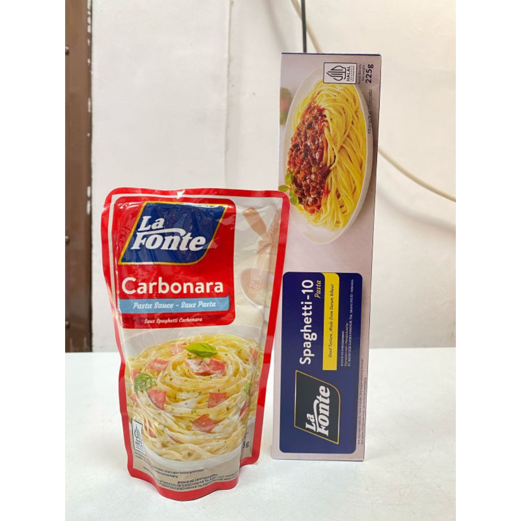 

Paket Lafonte Spageti + Sauce Carbonara
