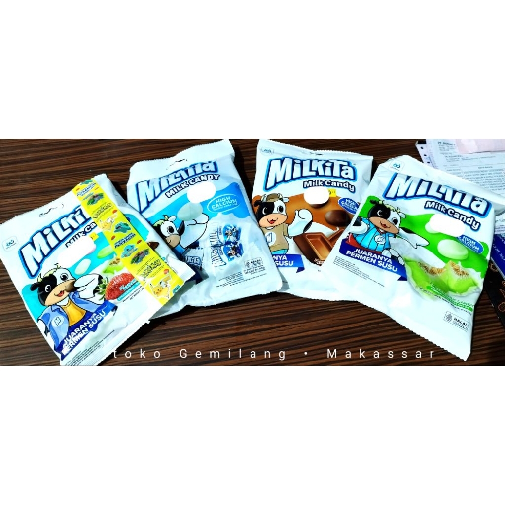 

Milkita Milk Candy Premium Bag 120 gram (30 biji @4 gram/3,5 gr) / Permen Susu