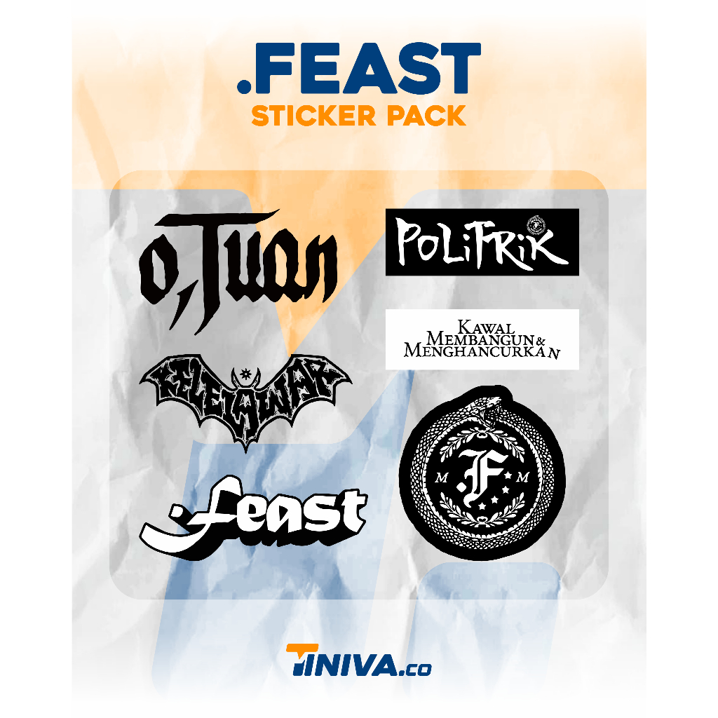 

Sticker Pack .Feast | Sticker Vinyl | Untuk HP, Laptop, Helm, Motor, Mobil, Tumblr