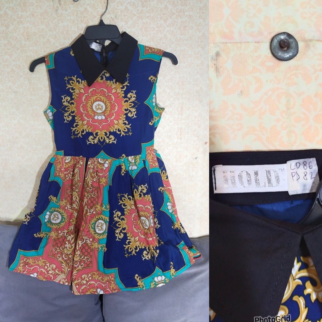 HOLD MINI DRESS ETNIK ALA GUCCI