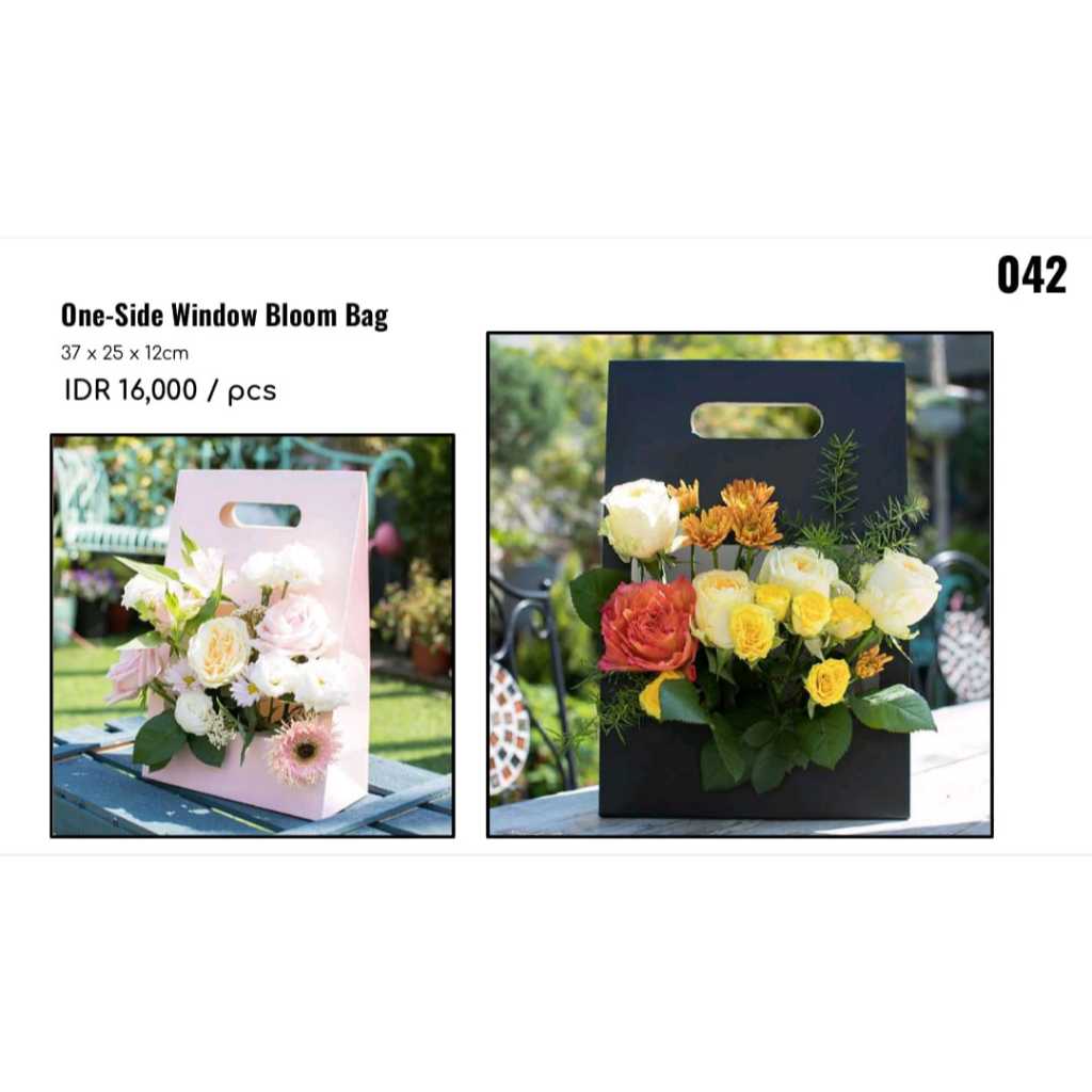 

MY Supplies - One-side Window Bloom Bag Tas Wadah Buket Bunga