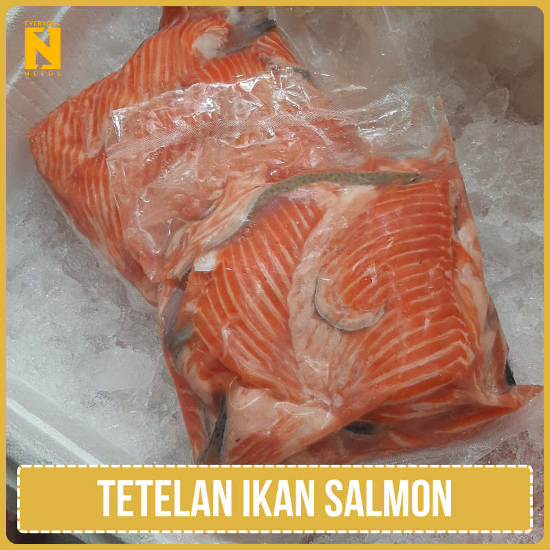 

Tetelan Ikan Salmon Segar Murah 1kg - Tetelan Salmon Segar Beku - Tetelan Ikan Salmon