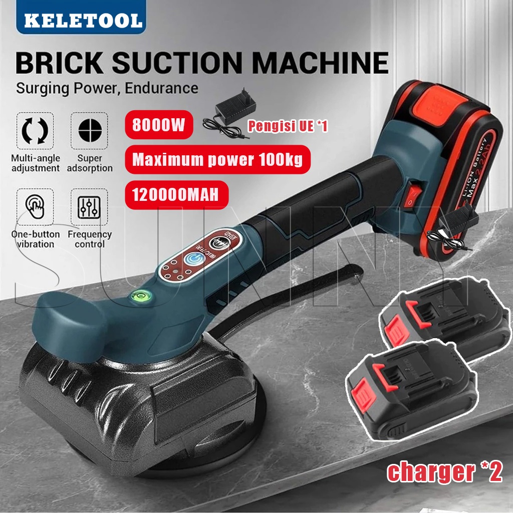 8000W Mesin alat Pemasangan Keramik Alat pasang keramik lantai Getar Pemasangan Keramik Portabel Get