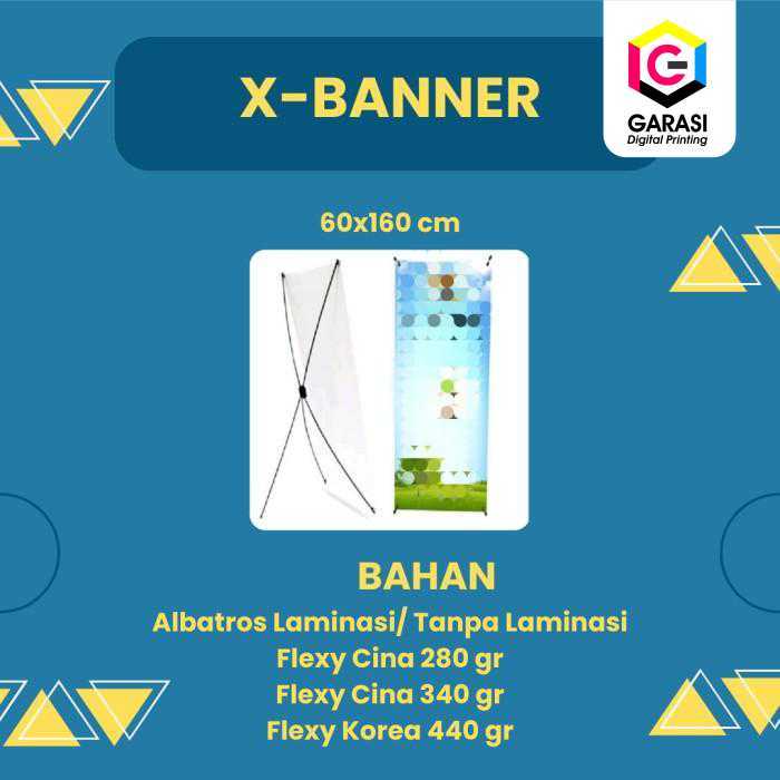 CETAK X BANNER | STAND BANNER MURAH FLEXY