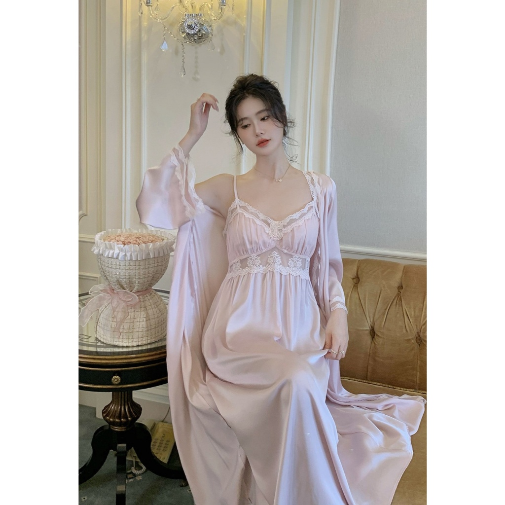 Dani Robe Set Sleepdress - Little Woman Sleepwear