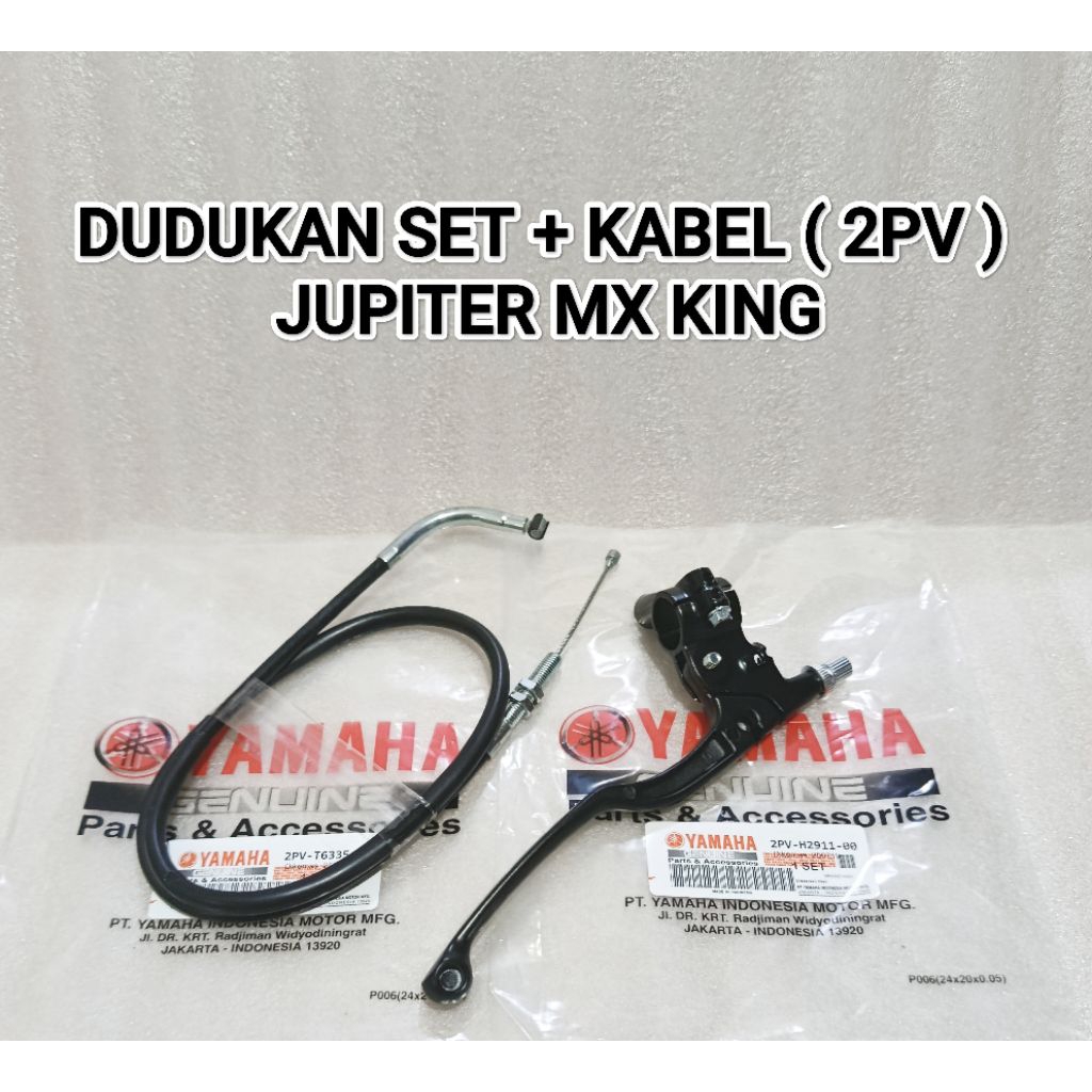 DUDUKAN HANDLE SET + KABEL KOPLING ( 2PV ) YAMAHA JUPITER MX KING RUMAH HENDEL KIRI HIGH QUALITY