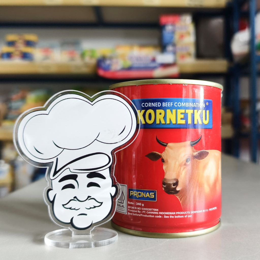 

Kornetku Corned Beef 340Gr / Kornet Sapi Kornetku 340Gr / Daging Kornet Sapi Kornetku 340Gr