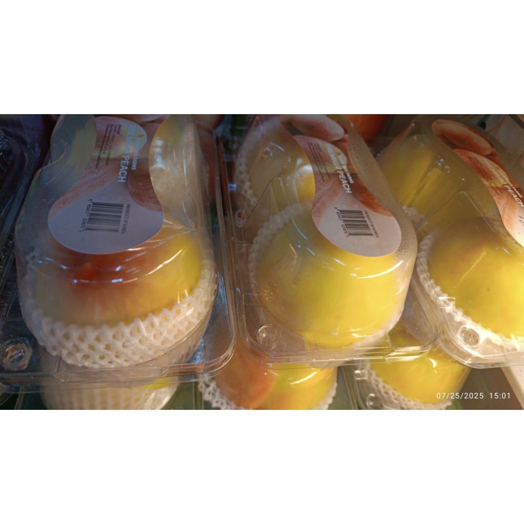 

peach asli import Korea super sweet/pcs