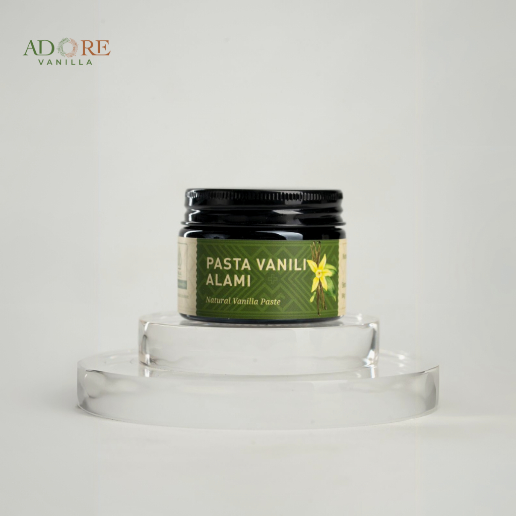 

Adore Vanilla Paste (Halal, BPOM) – Pasta Vanili Alami dengan Aroma Kuat & Kualitas Premium