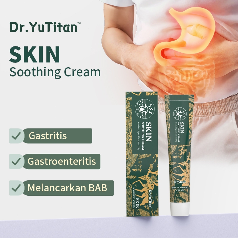 Dr.YuTitan Skin Soothing Cream Gel gastrointestinal Qingju fecal meringankan ketidaknyamanan gastroi