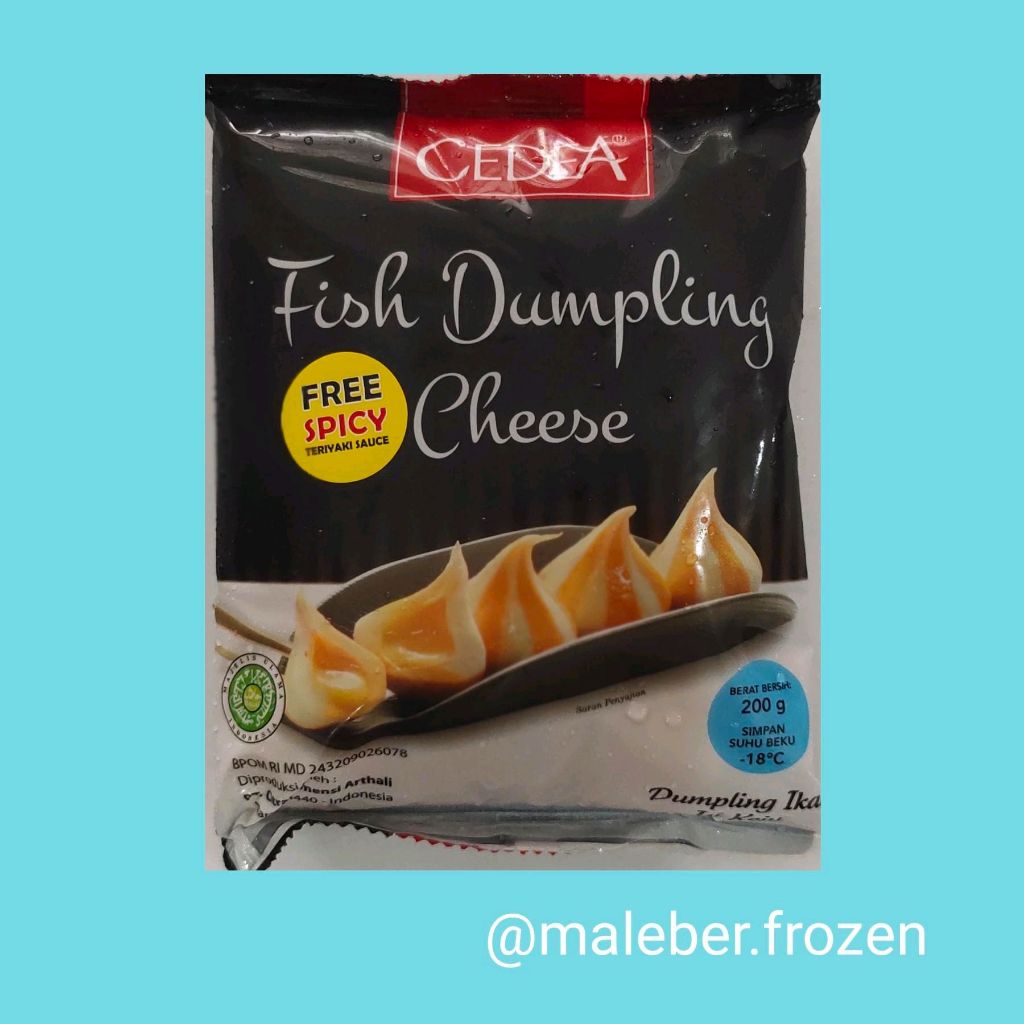 

cedea fish dumpling cheese 200gr