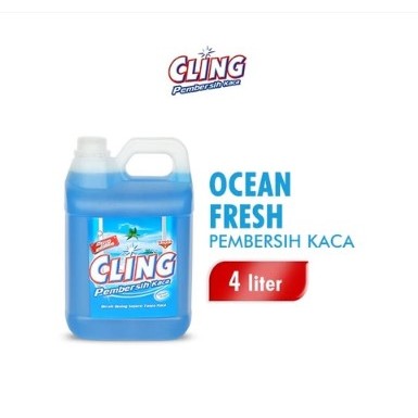 Cling Biru Pembersih Kaca 4L SPF Ocean Fresh
