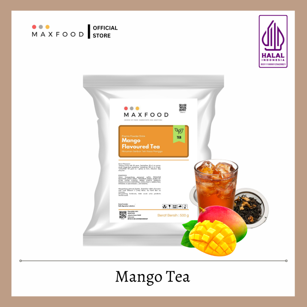 

MAXFOOD - [FLASH SALE] Powder Drink Tea Mix Varian Rasa - 500 GR