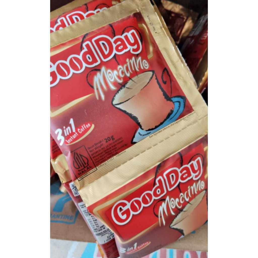 

PROMO Gooday Mocacinno 1 Renceng isi 10 pcs 20gram