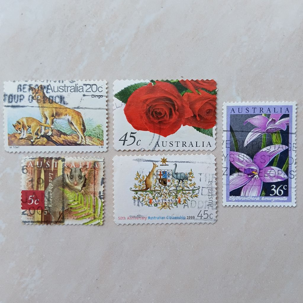 

Perangko Prangko Jadul Australia Seri Campur 5 Pcs 1980-1999 - YN2644