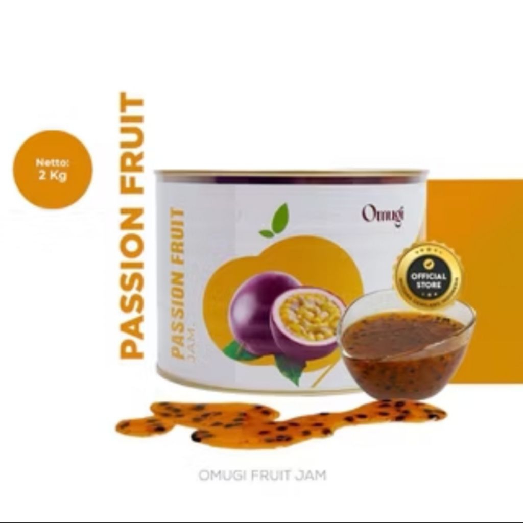 

OMUGI FRUIT JAM PASSION FRUIT - Selai buah markisa 2kg