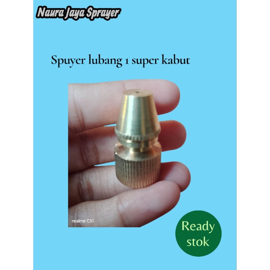 nozzle lubang 1 extra kabut/spuyer lubang 1/spuyer titik 1