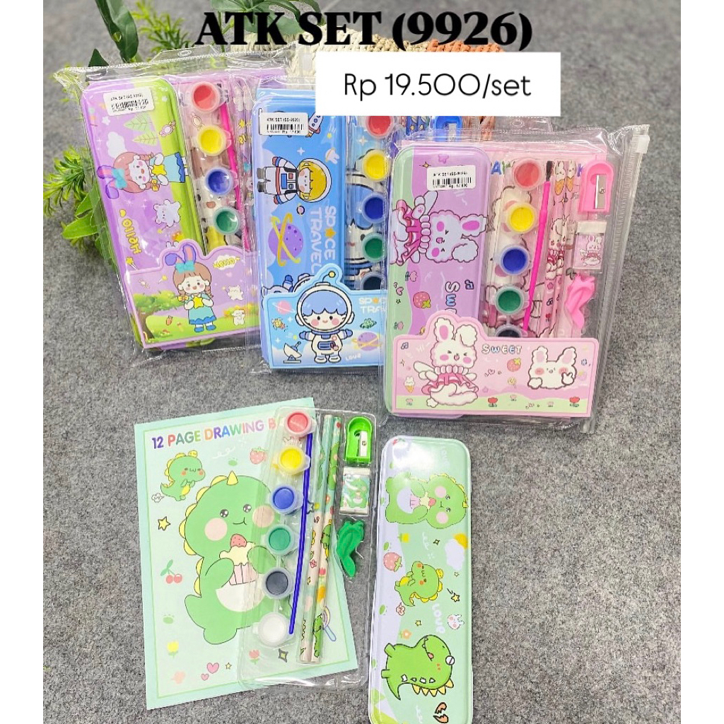 

Paket Alat Tulis Stationery Study Set 8in1 (9926)