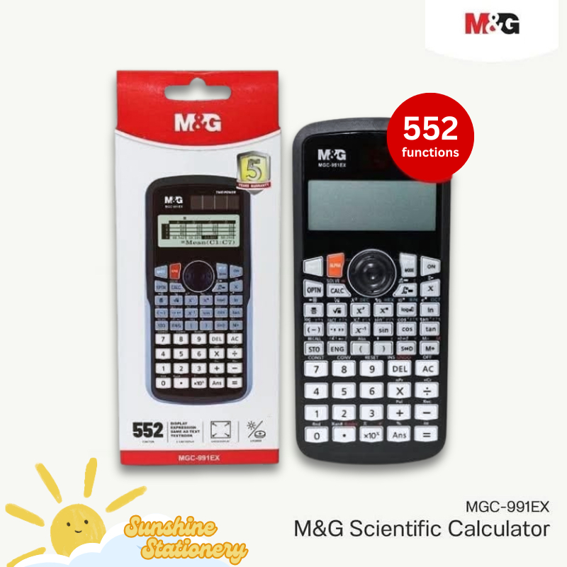 

M&G Scientific Calculator MGC-991EX Kalkulator Sains 552 Function