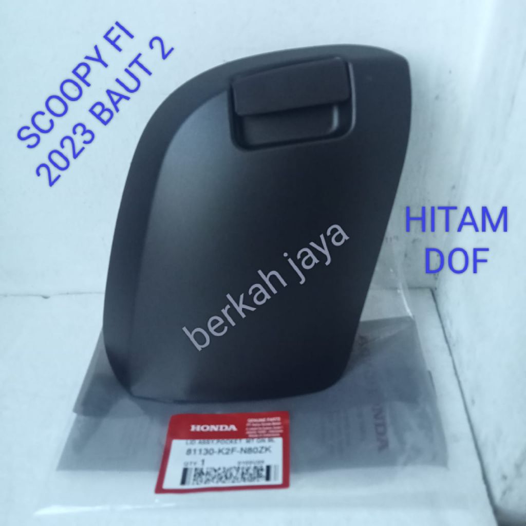 81130-K2F-N80ZK TUTUP/COVER LACI KIRI SCOPY FI NEW 2023-2024 ORI AHM