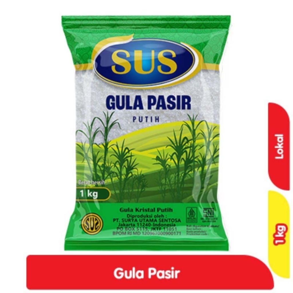 

SUS Gula Pasir 1 kg / gula kristal putih