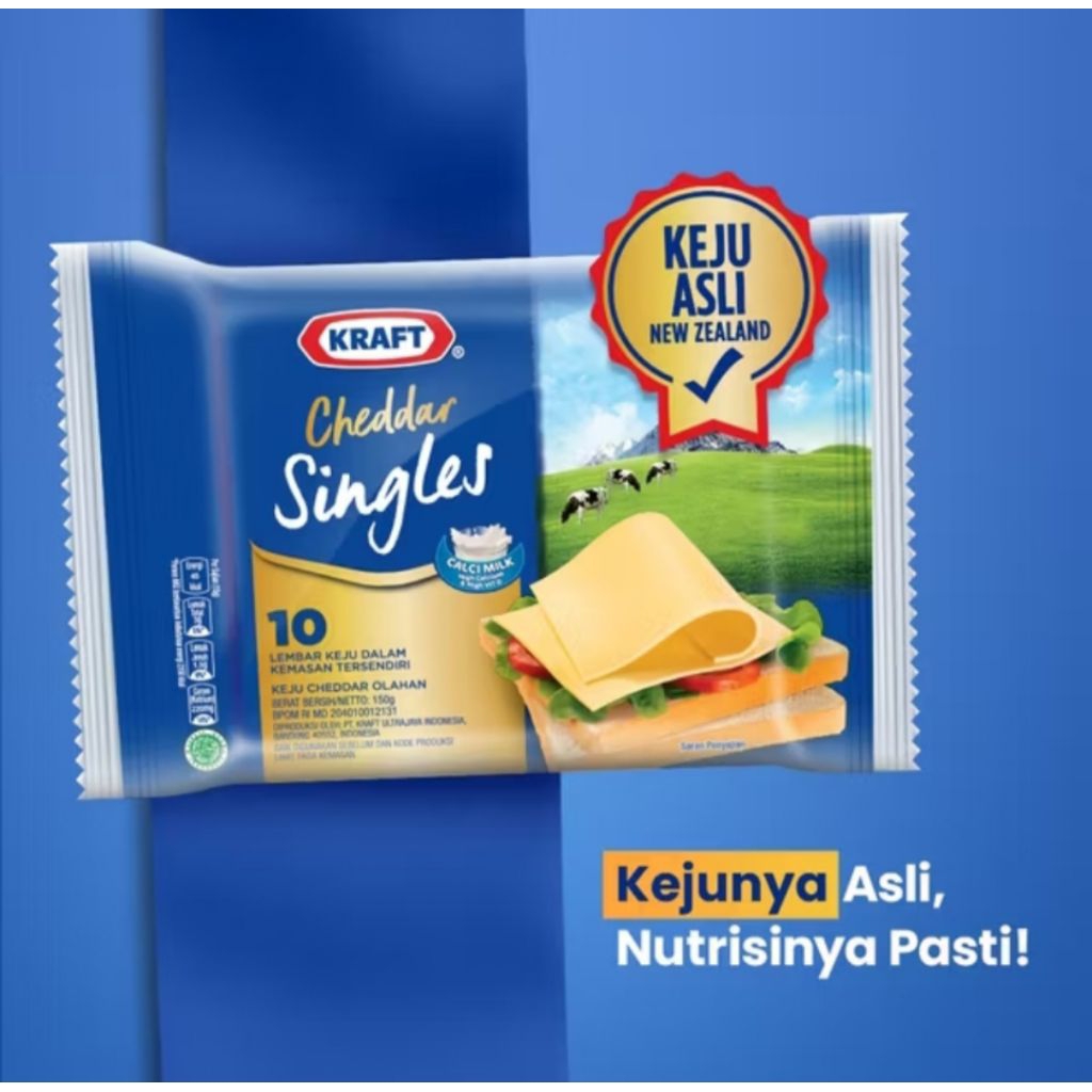 

Keju KRAFT slice isi 10