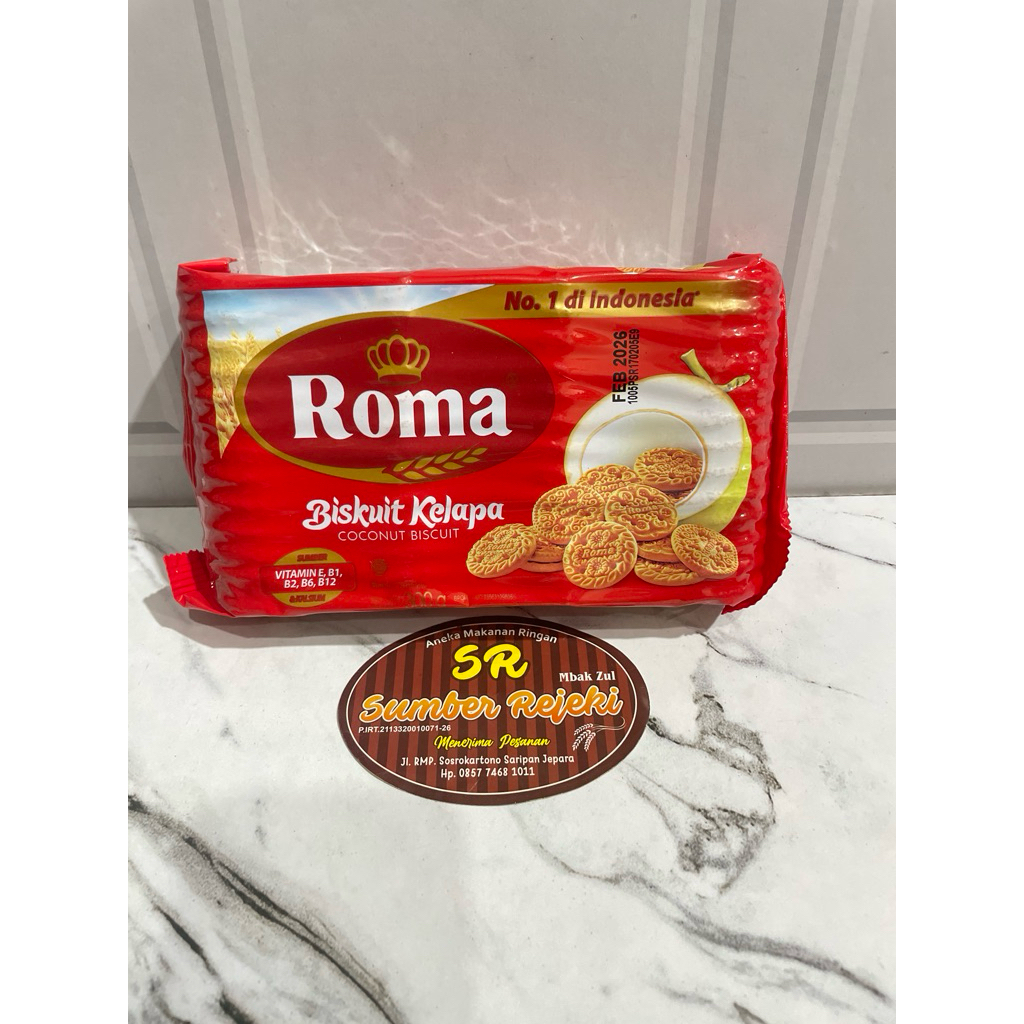 

ROMA BISCUIT KELAPA BERAT 300 gram