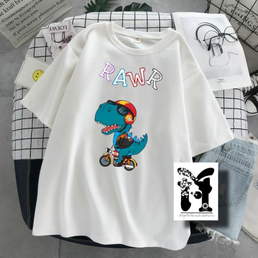 Dinosaurus kaos anak Dinosaurus Laki-laki/Perempuan