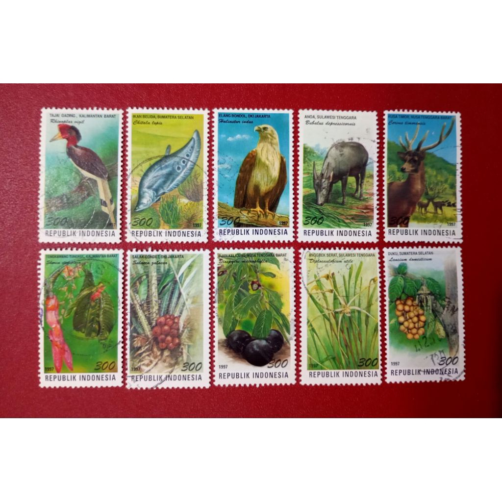 

PRANGKO INDONESIA CINTA PUSPA DAN SATWA 1997