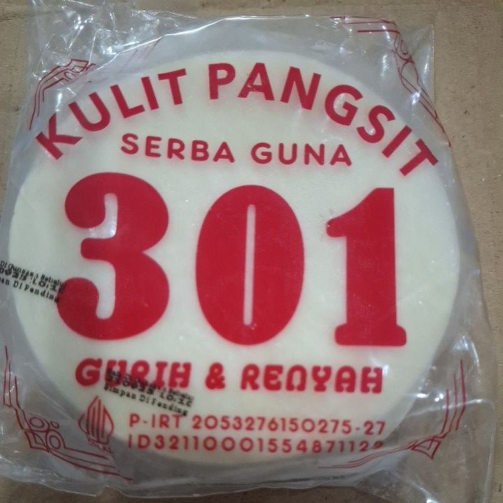 

kulit pangsit serbaguna 301 (250gr )