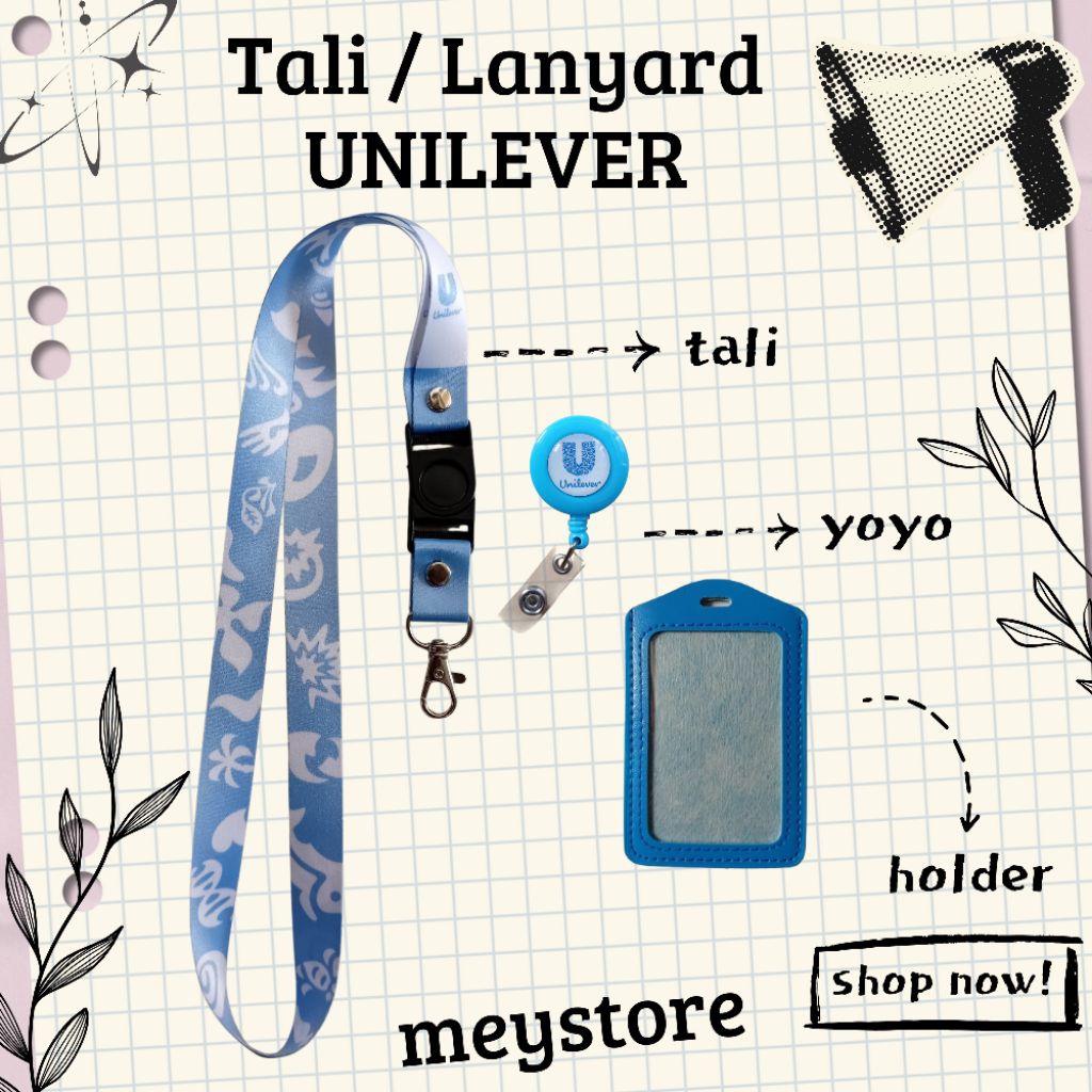 

Tali / Lanyard UNILEVER Batik Biru Soft READYYY STOK MELIMPAH!!