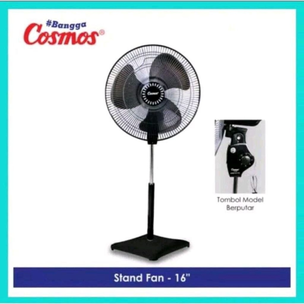 Cosmos 16-SDB Stand Fan 16 inch Kipas Angin Berdiri Cosmos 16SDB Kipas angin Kaki Petak Cosmos 16 SD