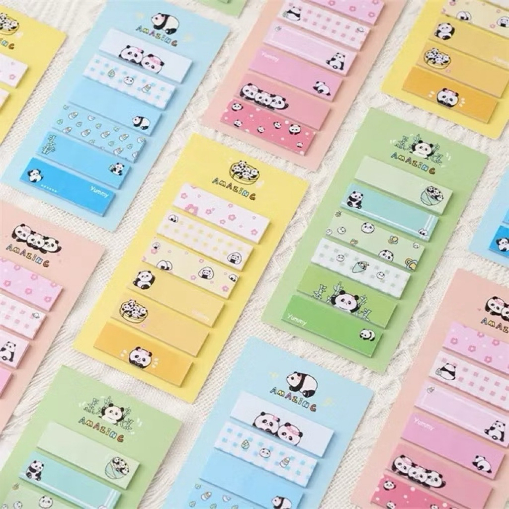 

Cute Sticky Notes Panda Lucu isi total 120 lembar