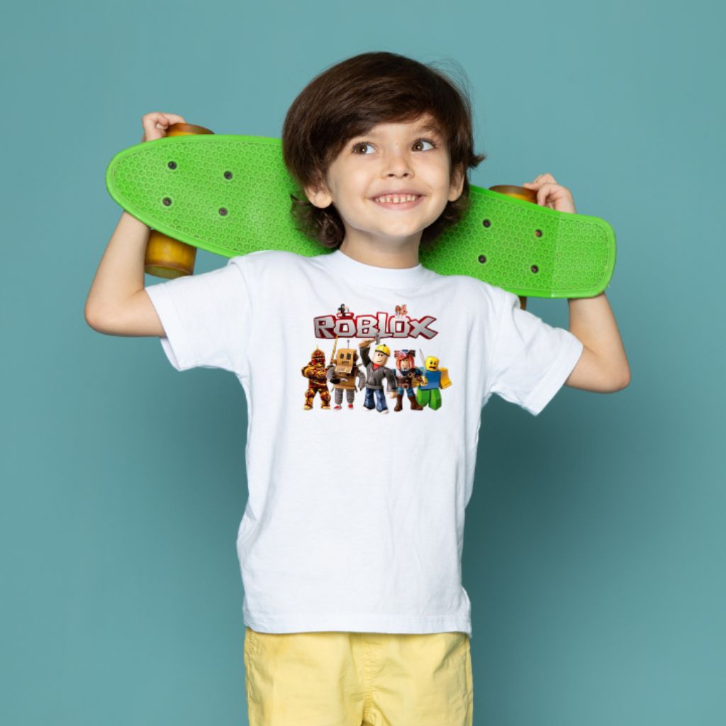 Roblox Kaos anak gambar lego laki-laki/perempuan